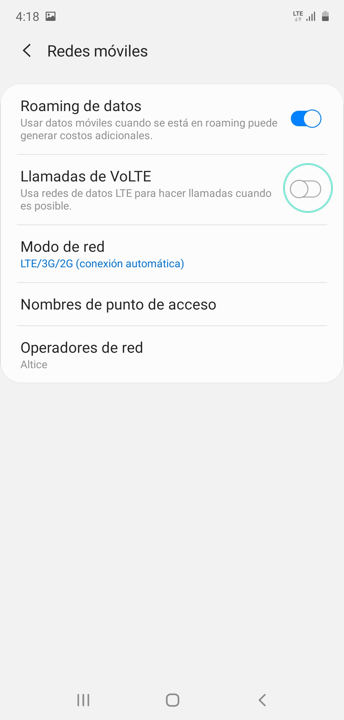 Activar servicio